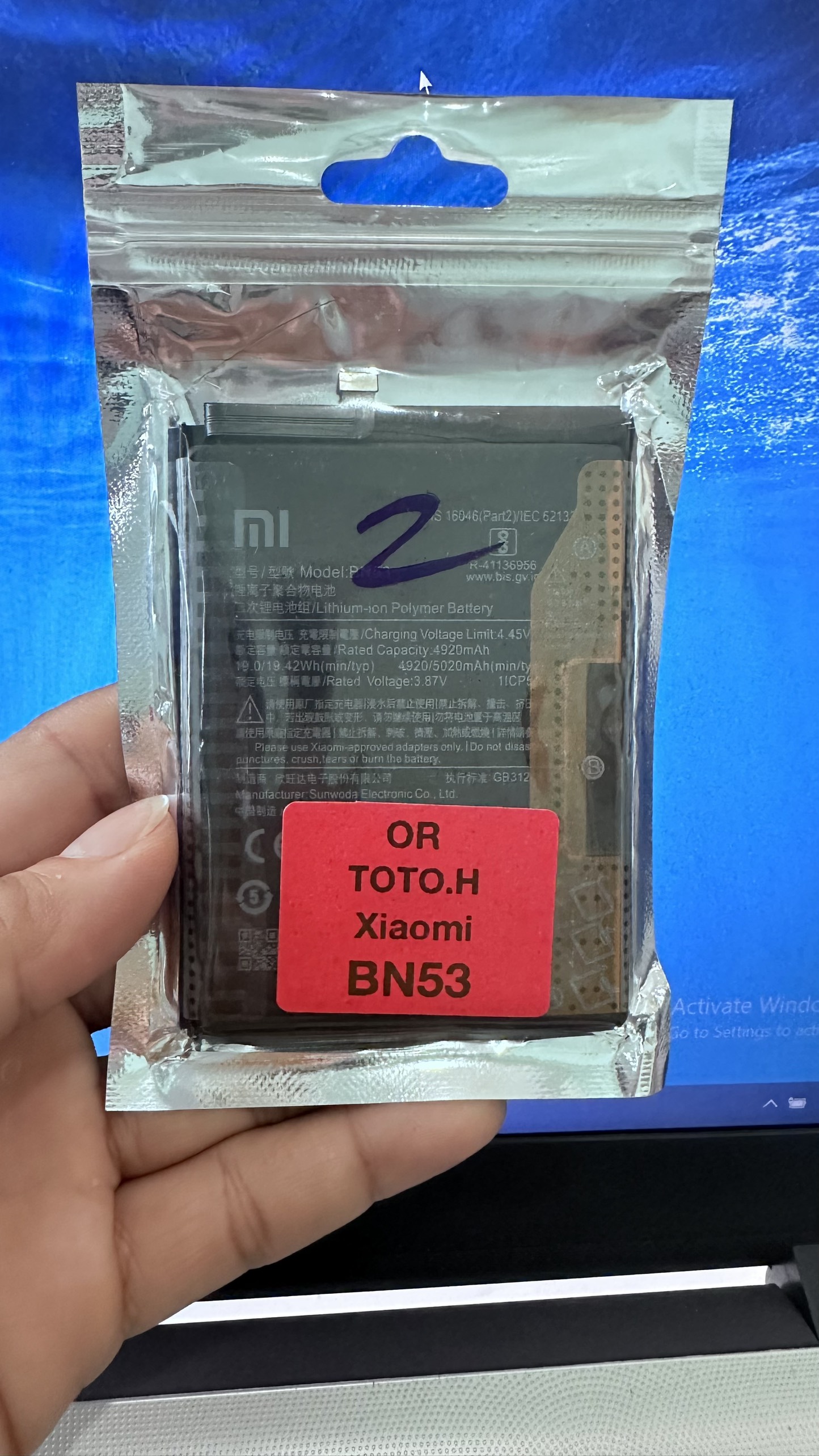 Pin Xiaomi Redmi Note 9 Pro/ Note10 Pro BN53 Dung Lượng 5020mAh
