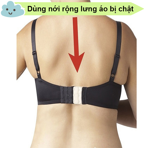 Móc Nới Rộng Áo Ngực Bra 2 Móc 3 Móc Móc Nối Dây Áo Ngực