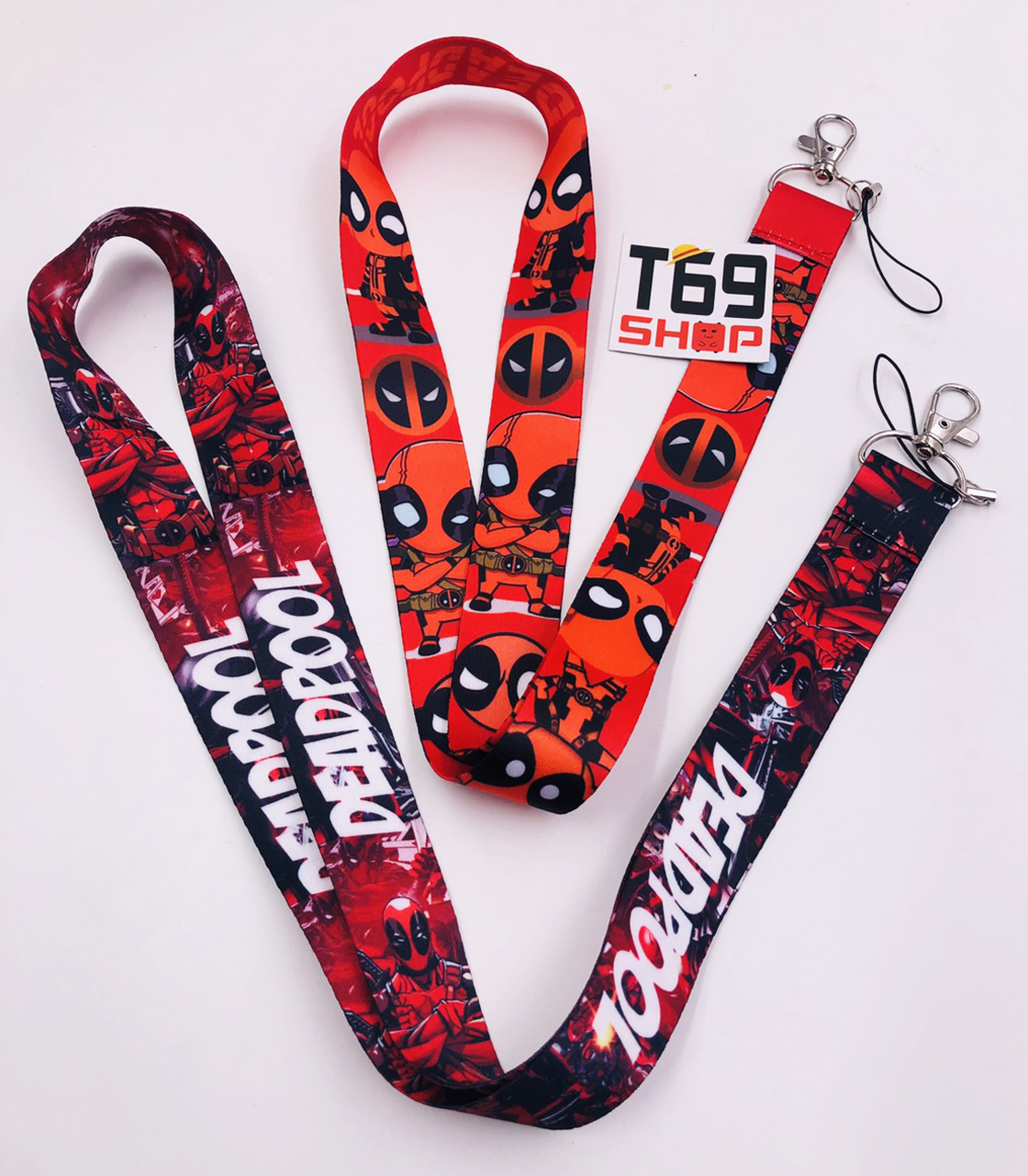 Móc khóa dây strap Deadpool - Marvel [T69 Shop]