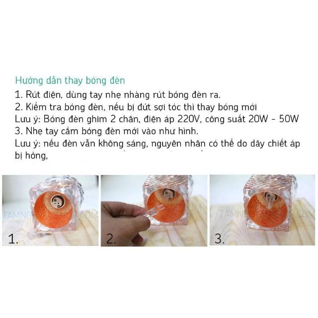 Bóng Đèn Halogen 220V Bóng Đèn Tinh Dầu