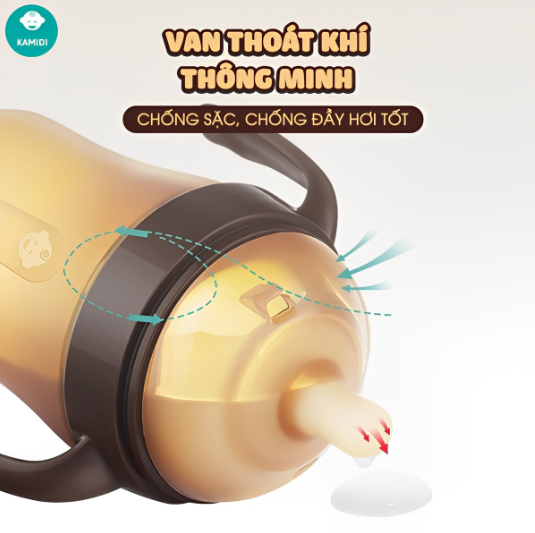 Bình sữa Kamidi Silicon cao cấp