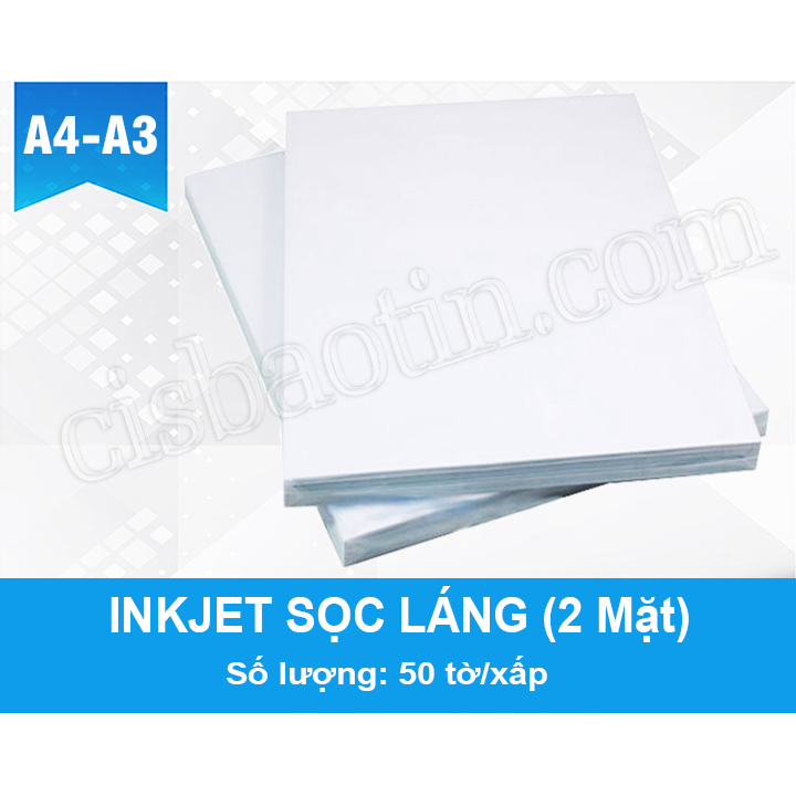 GIẤY IN INKJET SỌC LÁNG- KHỔ A4