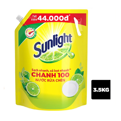Nước rửa chén Sunlight Can 3.6kg / 3.8kg/Túi 3.4kg