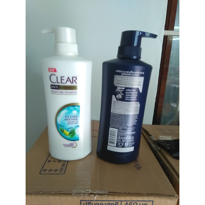 Dầu gội Clear Men, Bạc hà Thái Lan 480ml