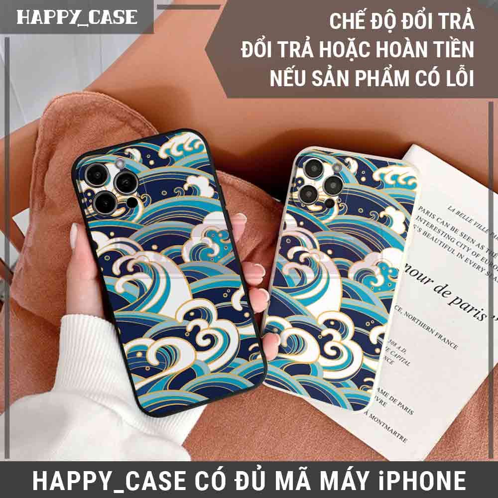 Ốp iPhone NB192 Hình Sóng Nhật Chống Sốc iPhone Happy Case