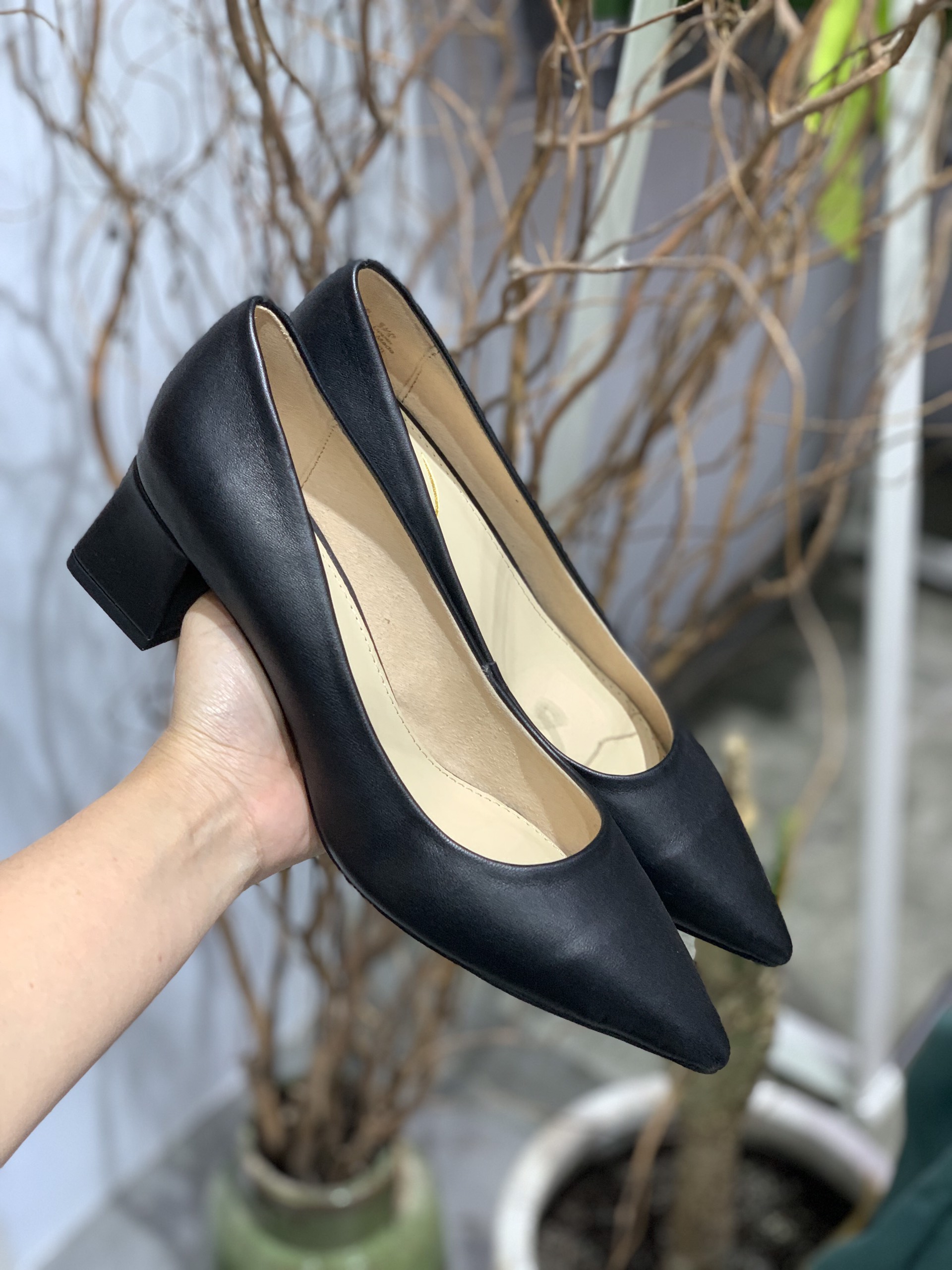 Công sở Sam mũi nhọn gót vuông 5cm