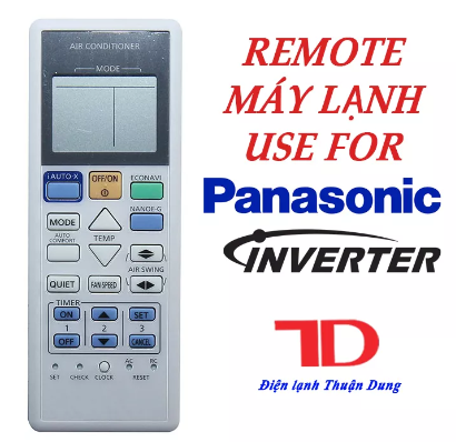 Remote điều khiển điều hòa dành cho máy lạnh Panasonic - Điện Lạnh Thuận Dung