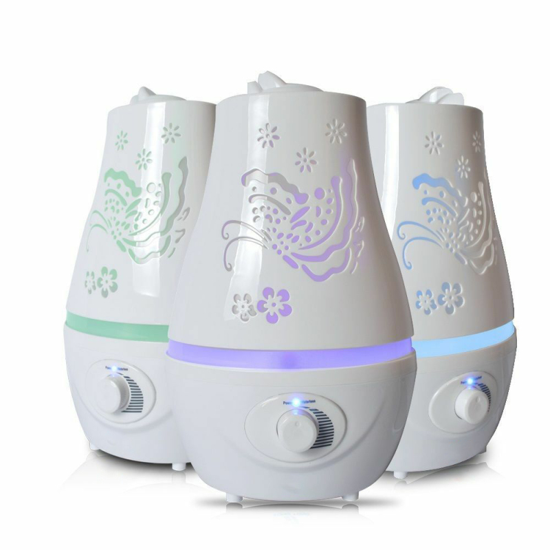 Bảng giá Máy phun sương tạo ẩm làm mát khuếch tán tinh dầu kiêm đèn ngủ cực mạnh thế hệ mới 2,4 Lít +tặng tinh dầu sả chanh 10ml