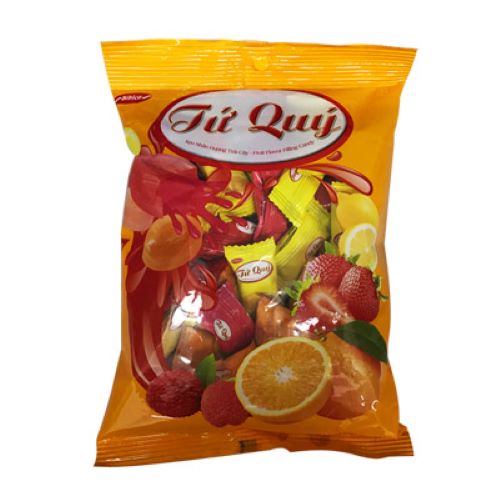 Combo 3 Kẹo Cứng Tứ Quý Bibica 140g