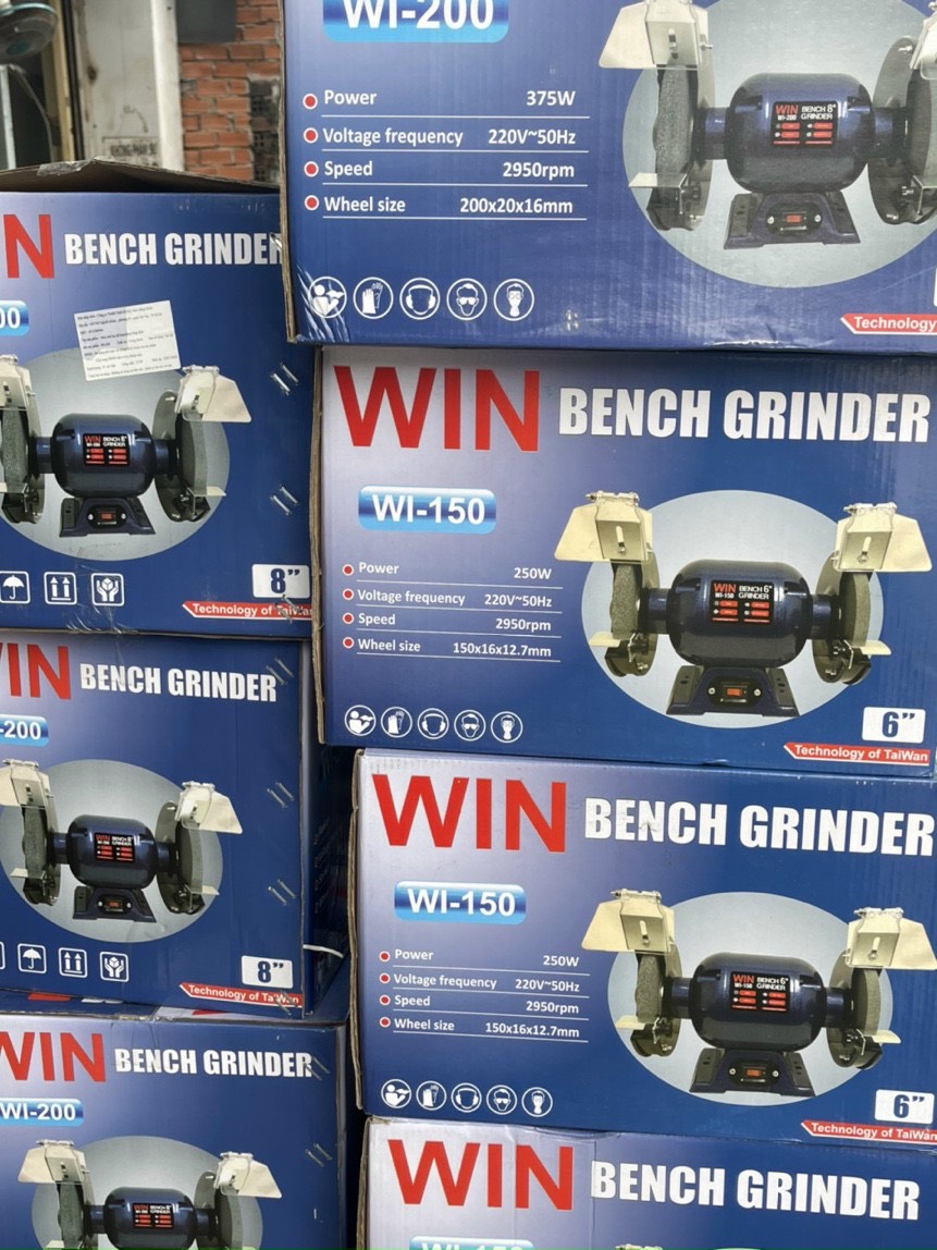 Máy mài hai đá WI-150 6" Bench Grinder