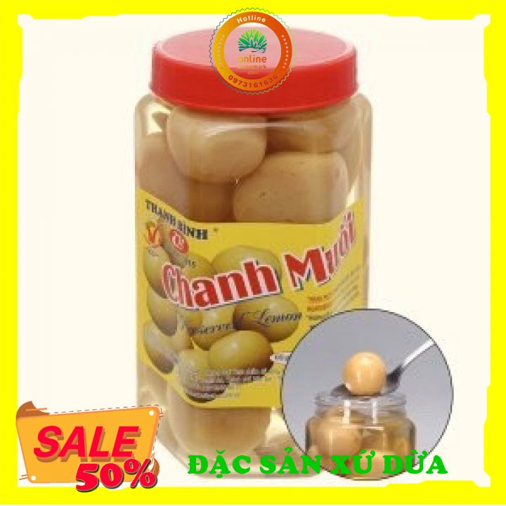 Chanh muối Thanh Bình (HỦ 900G)- đồ ăn vặt
