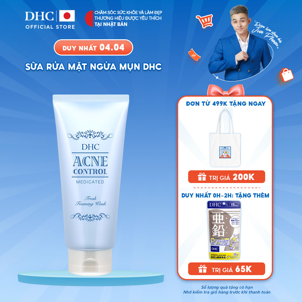 Nước hoa hồng trị mụn DHC Acne Control Fresh Lotion