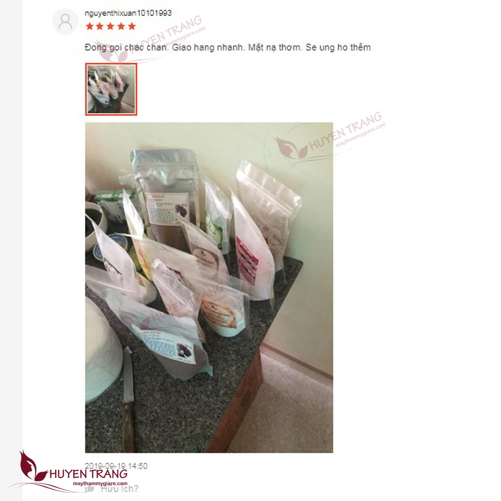 Mặt nạ yến mạch trắng da handmade
