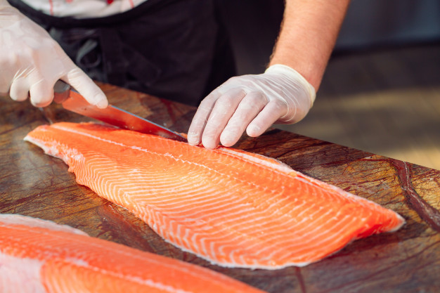 HCM Phi lê cá hồi tươi nhập khẩu Nauy/Fresh Salmon Fillet