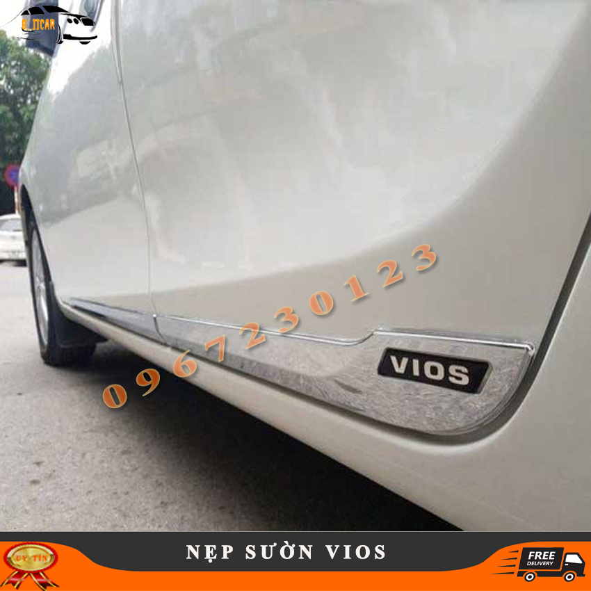 BỘ NẸP SƯỜN TRANG TRÍ VIOS 2014-2018 new