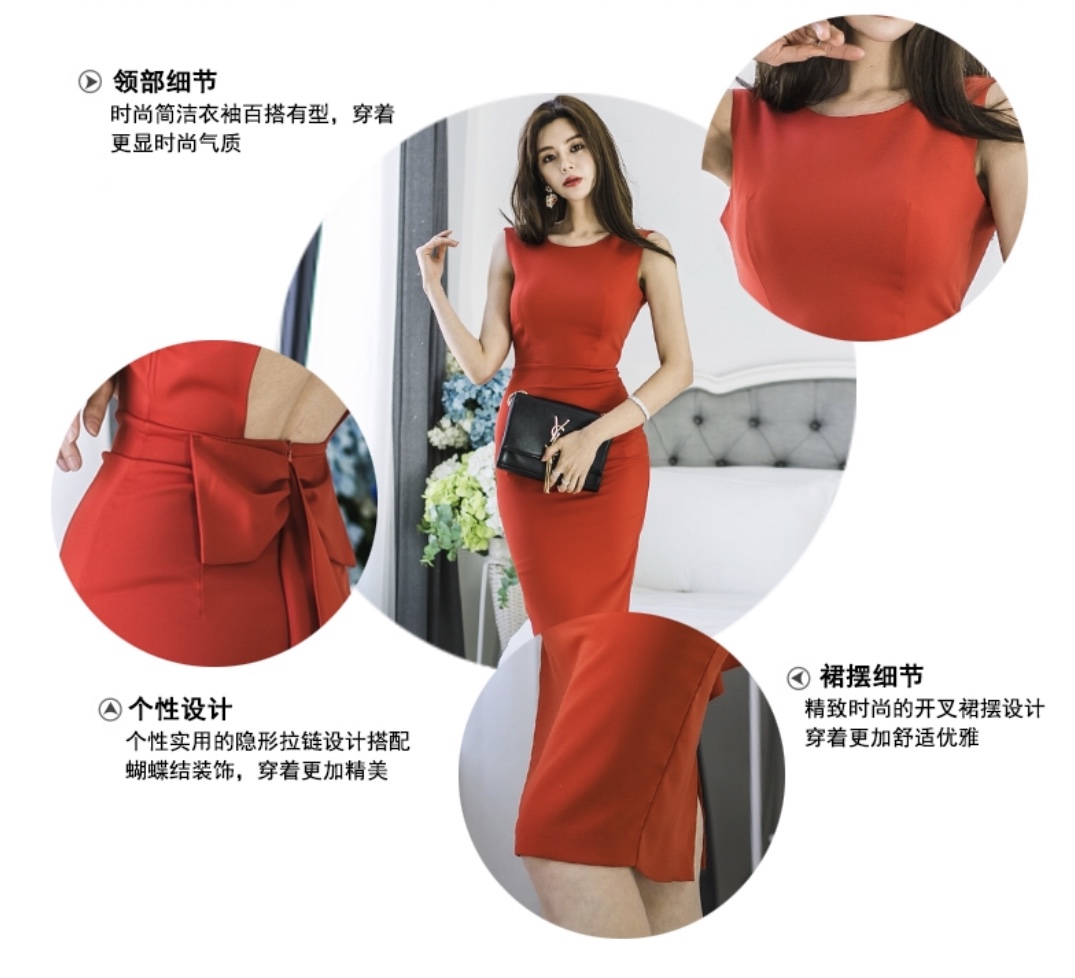 [HCM]Đầm Body hở lưng thắt nơ