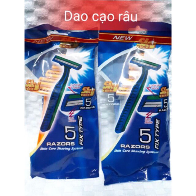 [HCM]SéT 5 Cây Dao Cạo Râu