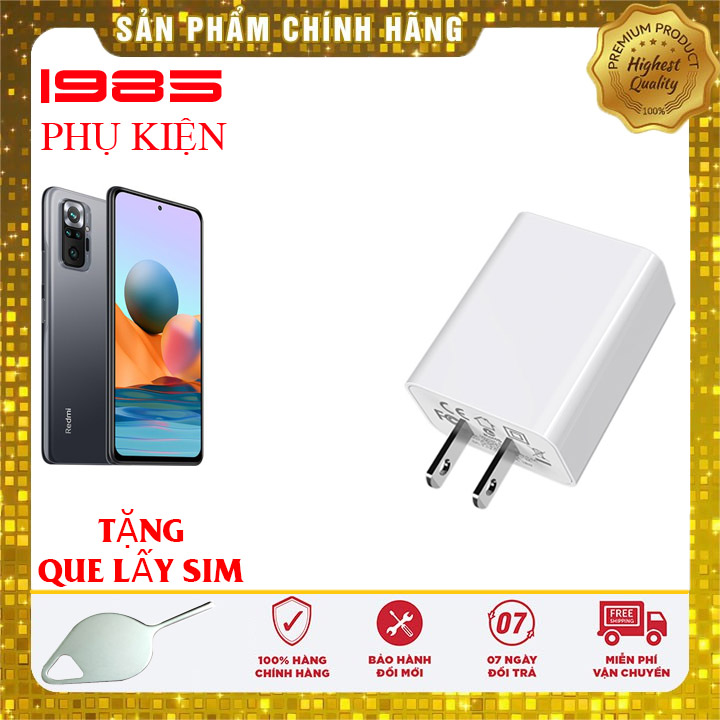 Cóc sạc nhanh xiaomi redmi note 10 pro