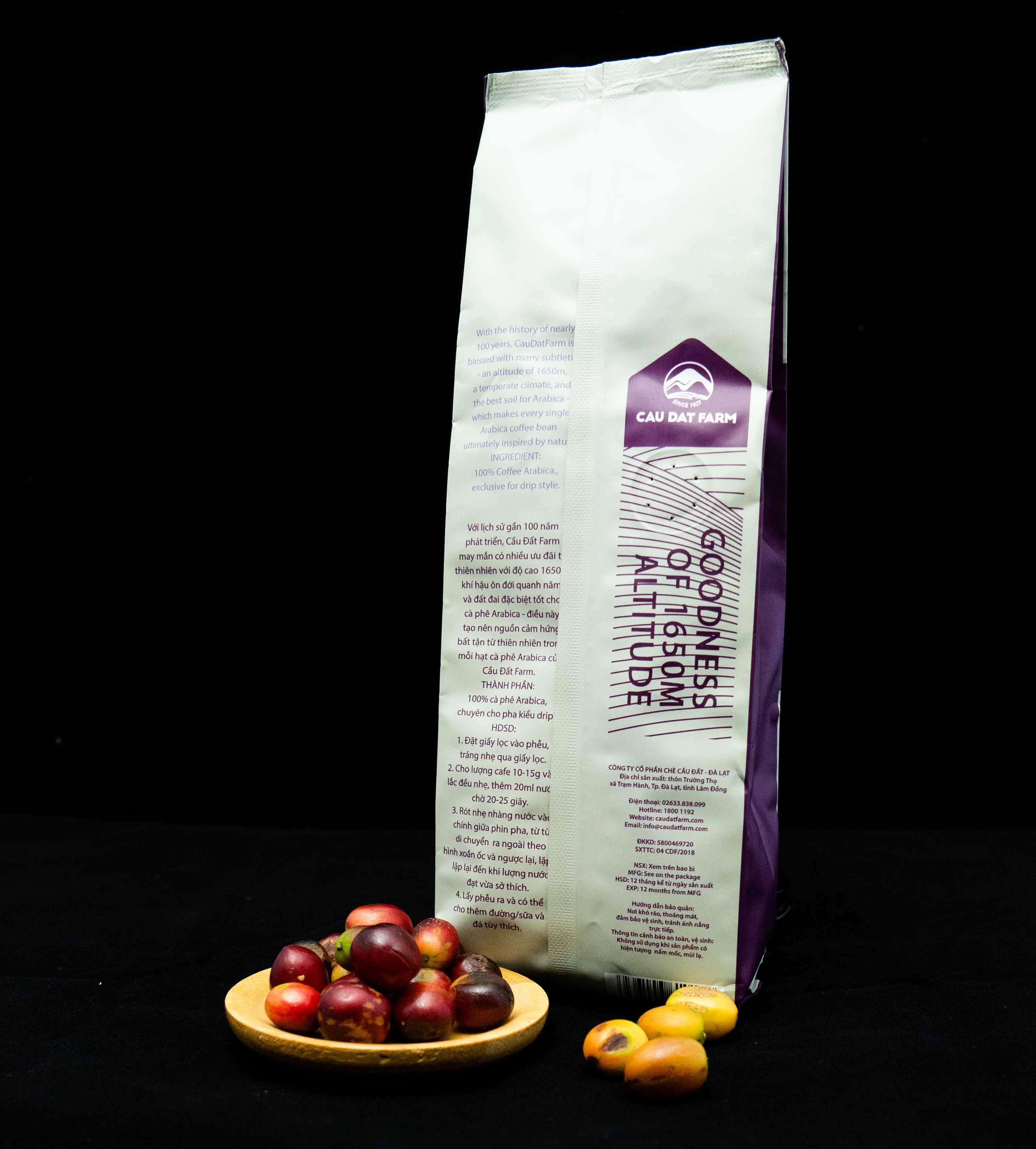 Cà Phê Drip Cầu Đất Farm 250Gr