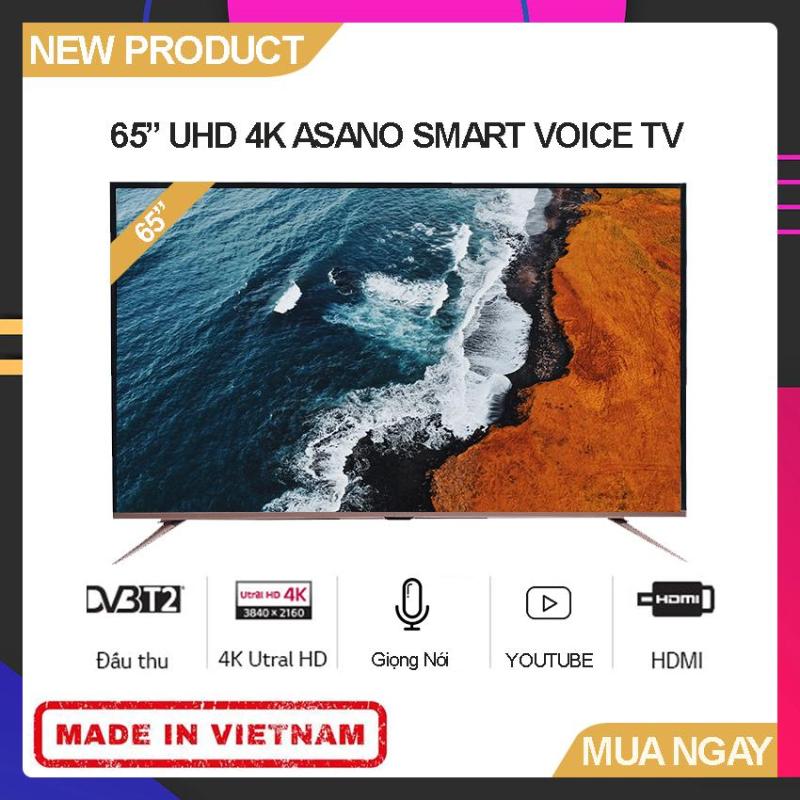 Bảng giá Smart Voice TV Asano 65 inch Full HD - Model 65EK7 (Android 7.1, Tích hợp giọng nói, Youtube, Tích hợp DVB-T2) - Bảo Hành 2 Năm
