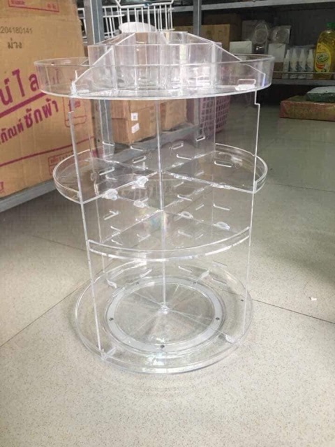 KỆ MỸ PHẨM TRỤ XOAY 360 ĐỘ