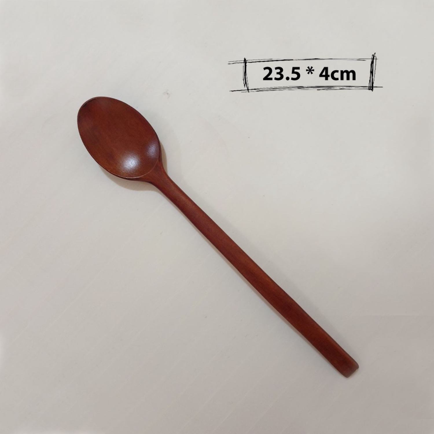 Muỗng gỗ cán dài thìa gỗ ăn cơm hàng xuất Hàn Quốc