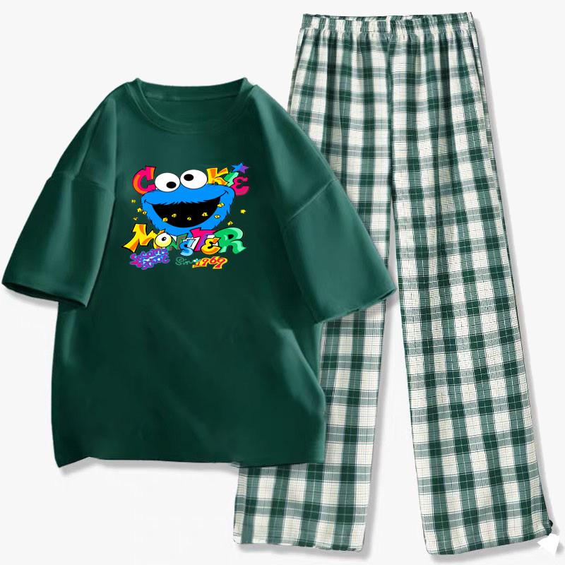 sét áo phông monter mặt xanh Cổ tròn chất Cotton
