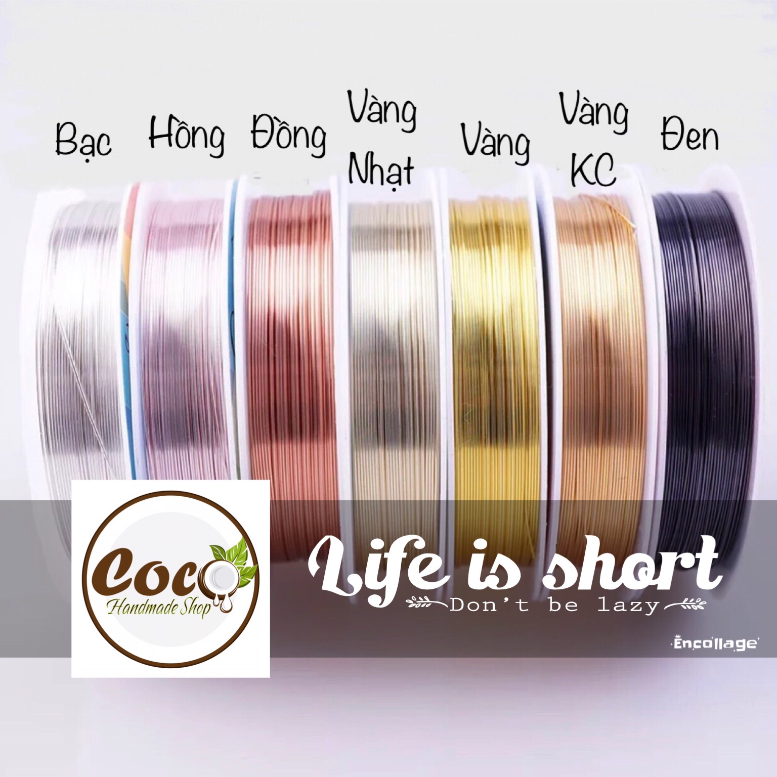 [HCM]Dây Kẽm Handmade Cao Cấp Bền Màu
