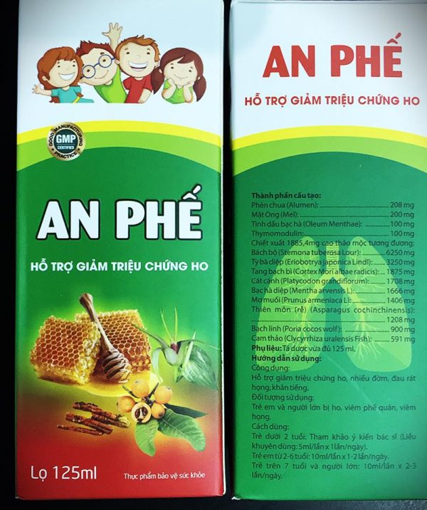 Siro ho An Phế chai 125ml - BN