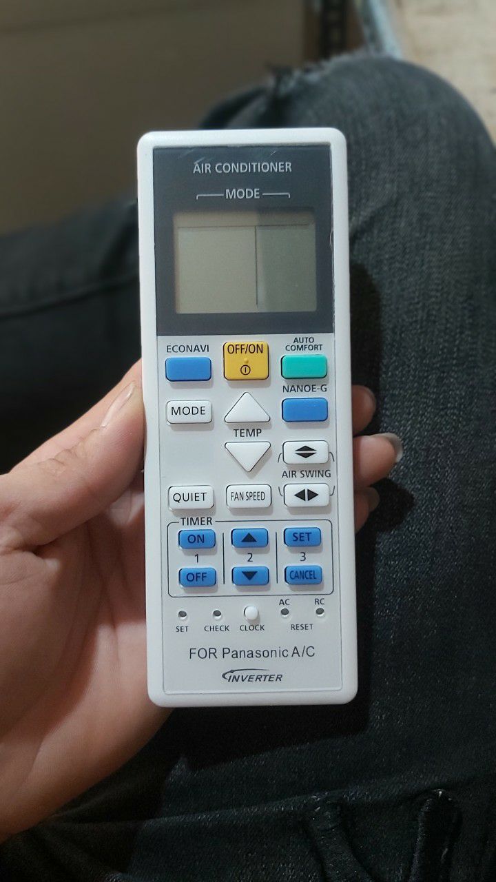 khiển điều hòa panasonic inveter 2 chiều