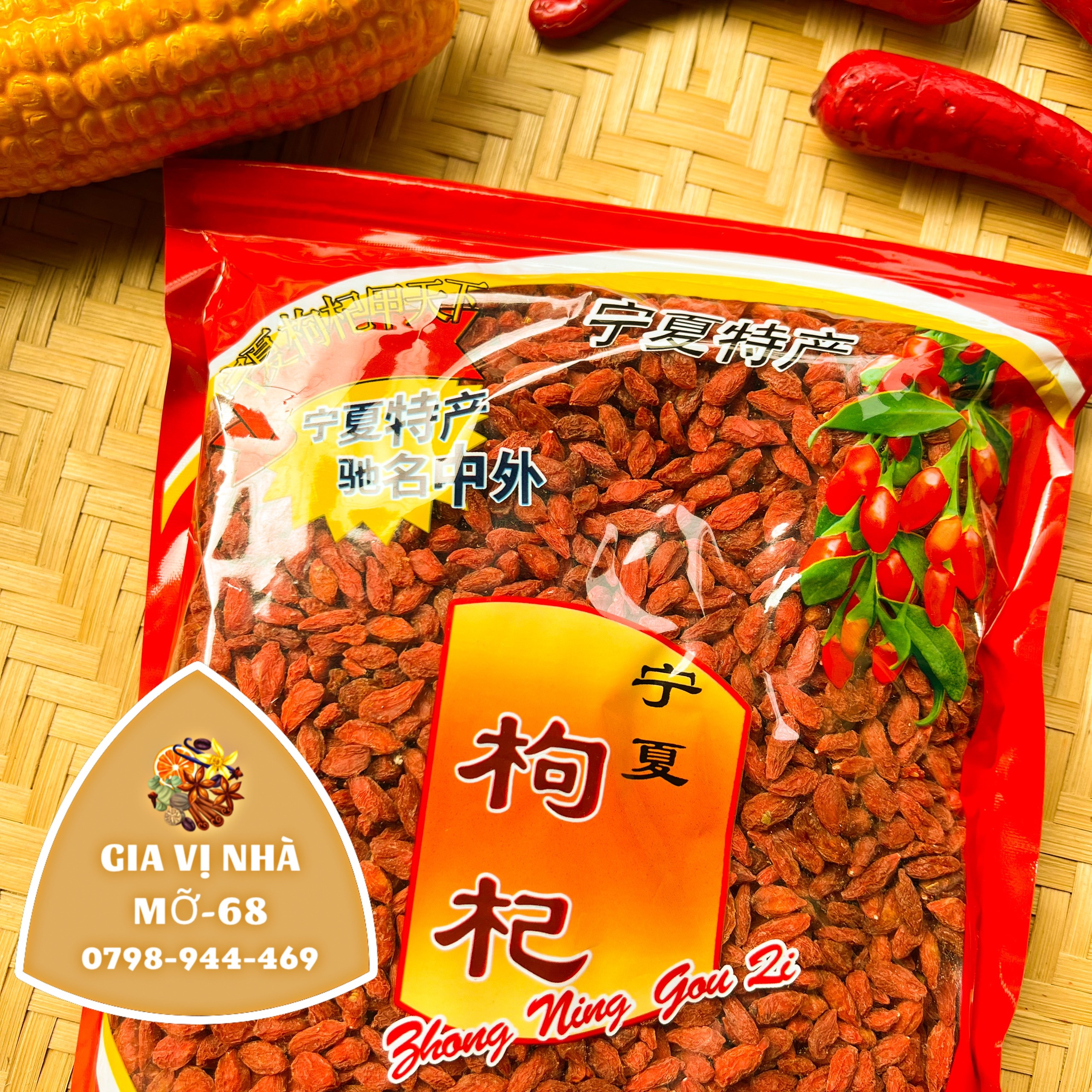 HẠT KỶ TỬ ĐỎ NINH HẠ LOẠI NGON 500GR