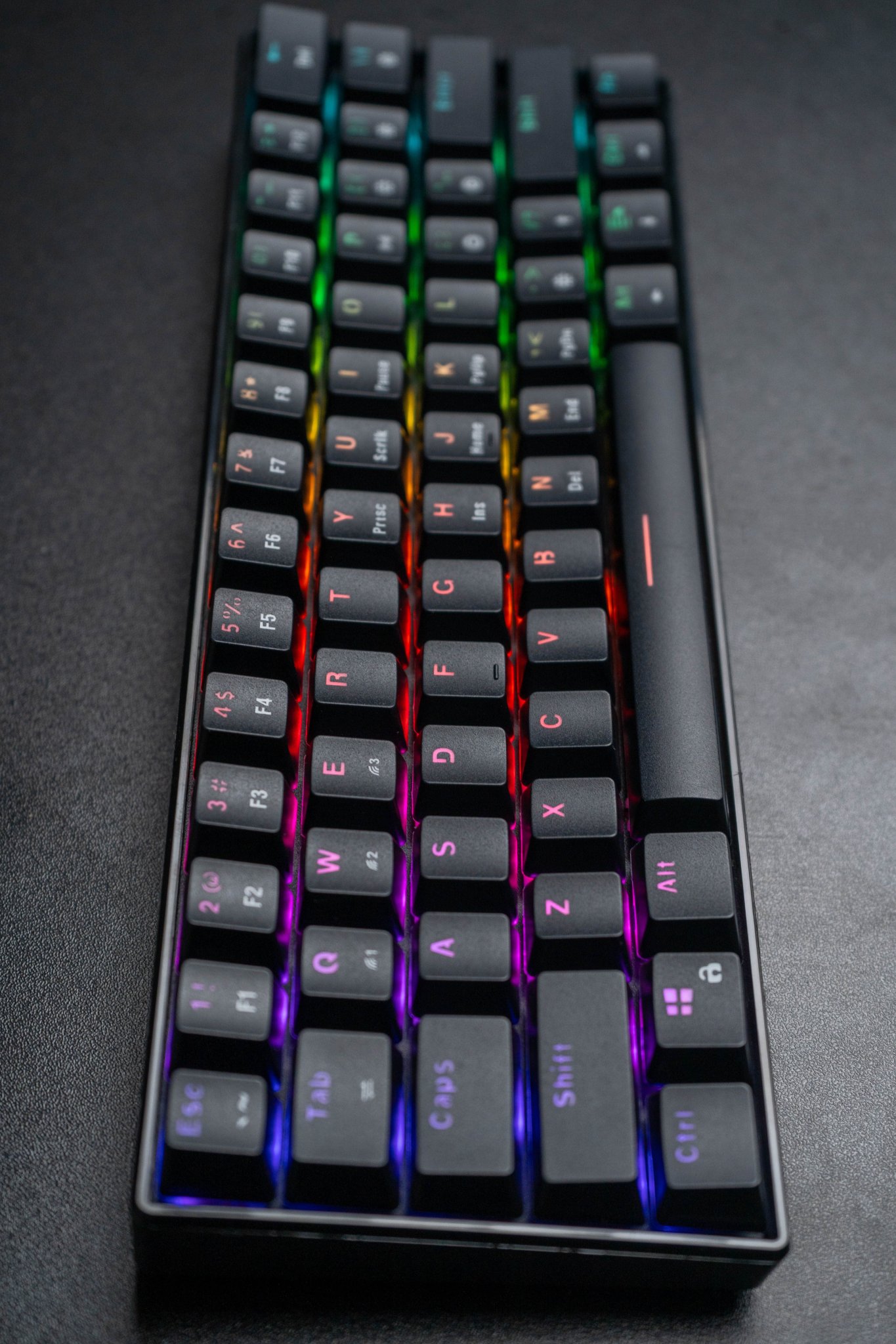 Bàn Phím Cơ Không Dây Blutooth E-DRA EK361W Led RGB - Brown Switch