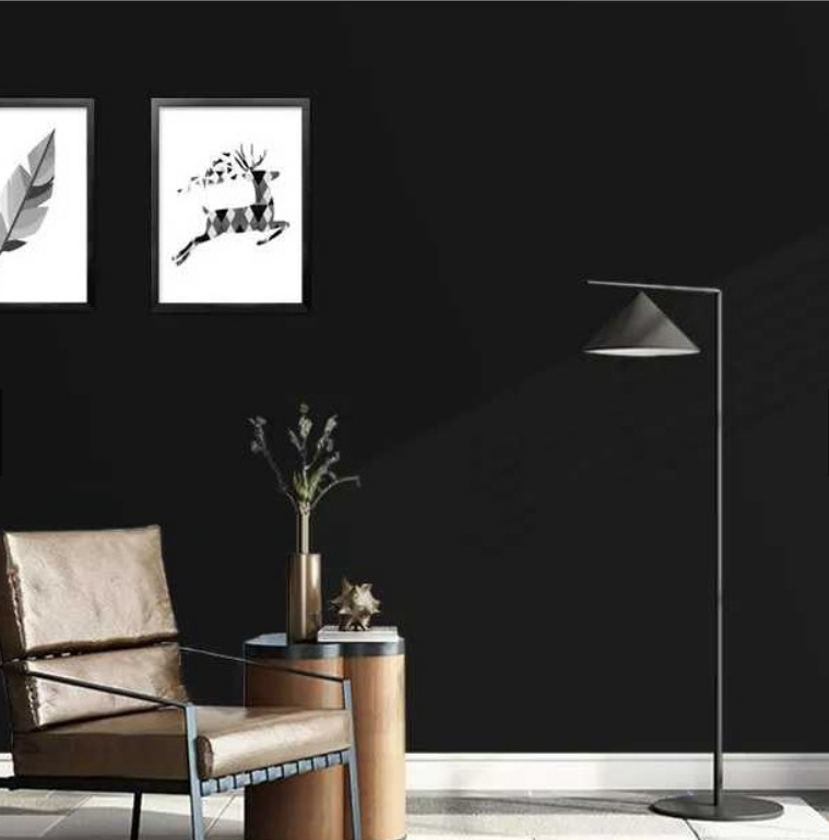 20m decal giấy dán tường keo sẵn khổ 45cm mẫu đen nhám