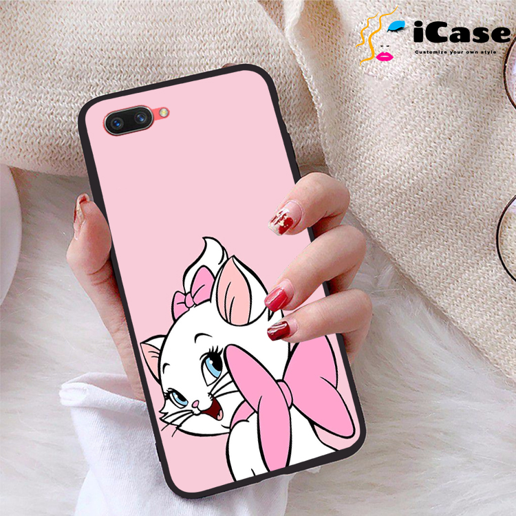 Ốp lưng Oppo A3S viền dẻo TPU BST Pinky