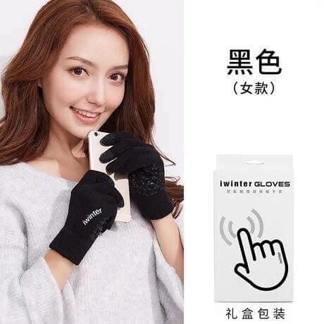 Găng Tay Len Nam, Nữ Cảm Ứng Iwinter Gloves