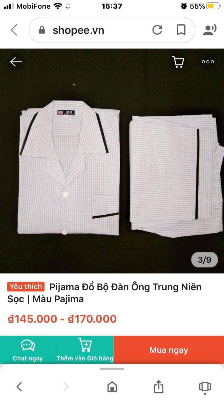 [HCM]Bộ pyjama nam