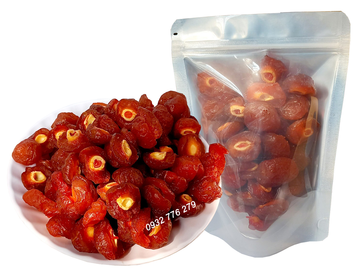 MỨT ĐÀO CHẺ ĐÀ LẠT DẺO THƠM - ĂN VẶT - 500G