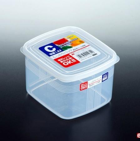Hộp đựng thực phẩm K123 Nakaya Nhật Bản 1.2L nhựa cao cấp chịu nhiệt tốt, dùng được lò vi sóng