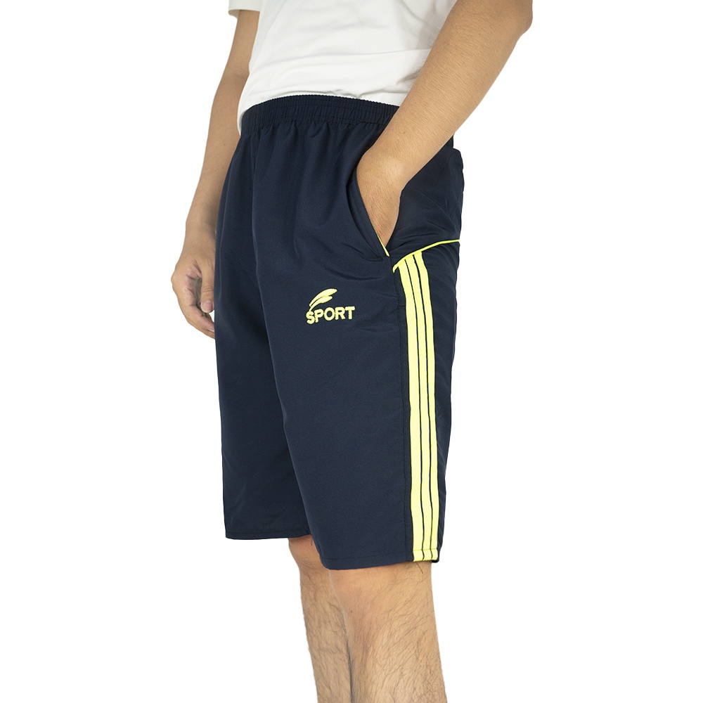 Quần Đùi Nam,Quần Short Nam Thể Thao Phối 3 Sọc, Nhẹ, Mát- DUIGIO03