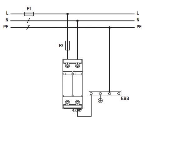 THIẾT BỊ CHỐNG SÉT CẮT LỌC SÉT 1 PHA AC 40KA L+N