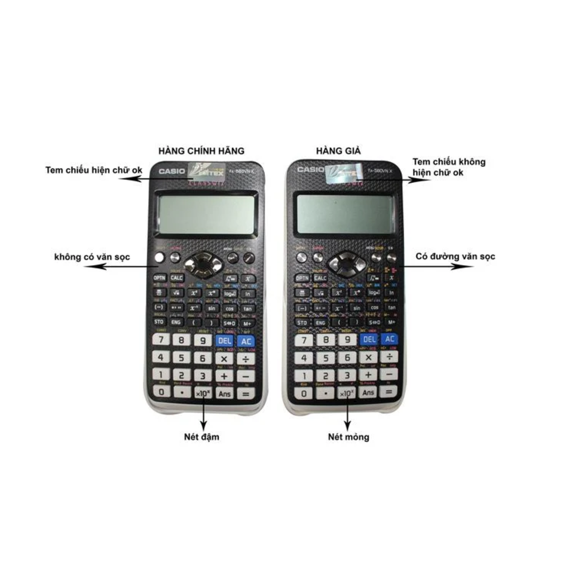 Máy Tính Casio FX-580VN X Chính Hãng Bitex