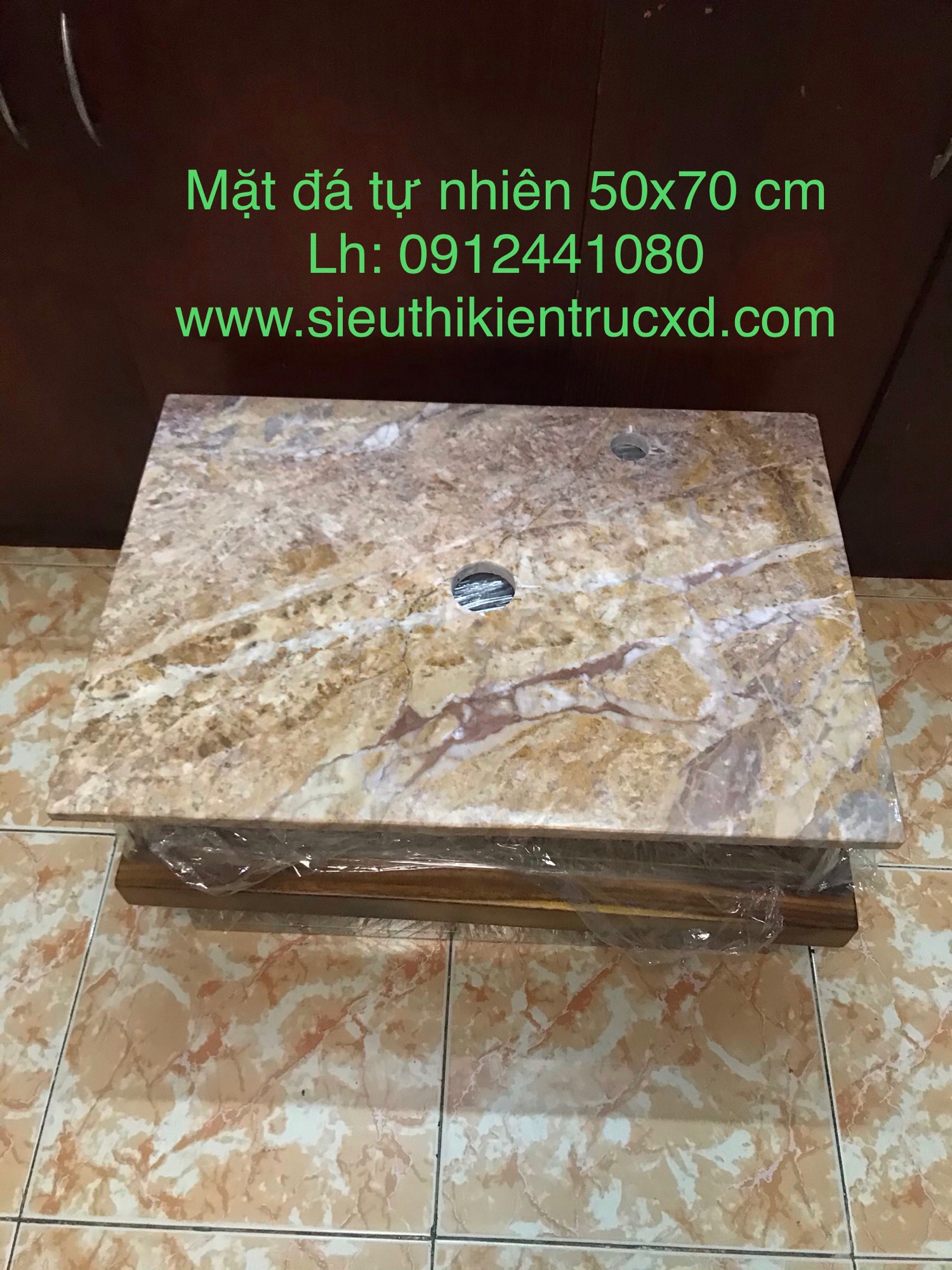 Mặt đá đở Lavabo đá tự nhiên