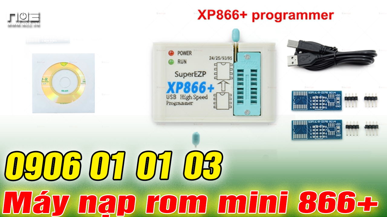 Máy nạp rom mini XP866+, hỗ trợ nhiều ICt, tốc độ tốt - MÁY KHÔNG
