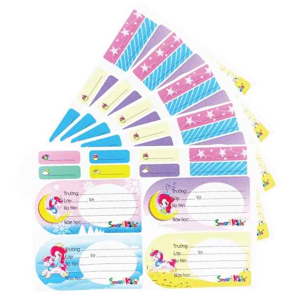 Nhãn vở smart kid unicorn lb01