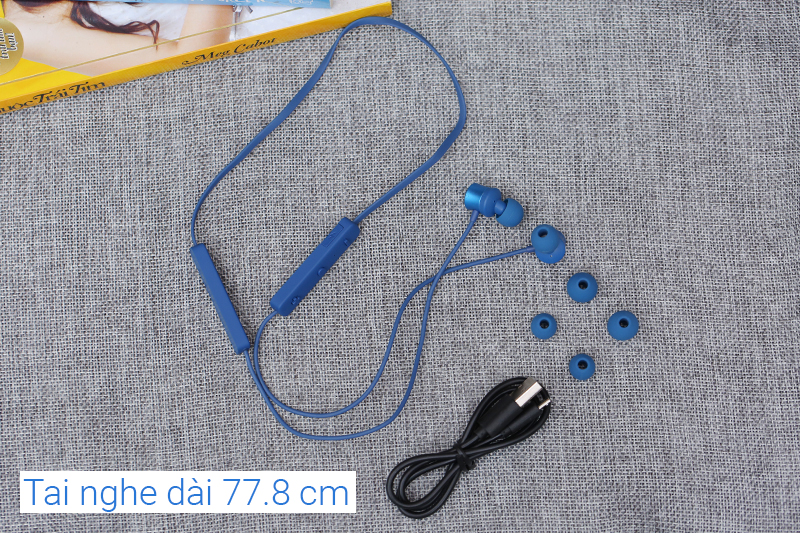 Tai nghe Bluetooth Roman S205 Xanh