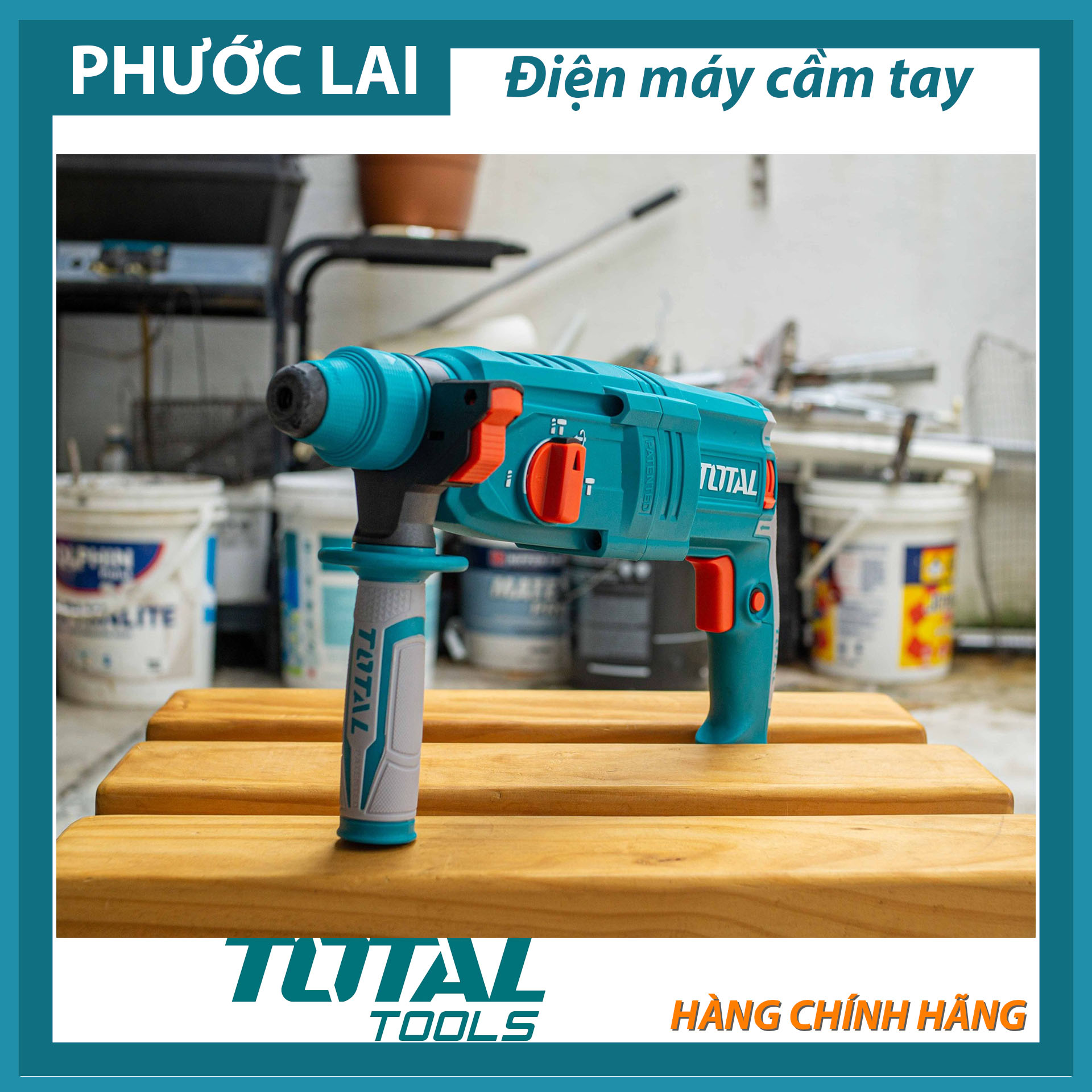 Máy khoan búa 26mm 800W Total TH308268