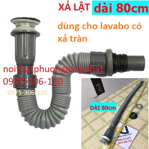 HCMDỄ LẮP ĐẶT KÉO DÀI Xi Phông Xả Chậu Rửa Mặt Lavabo ruột gà kéo dài ngắn