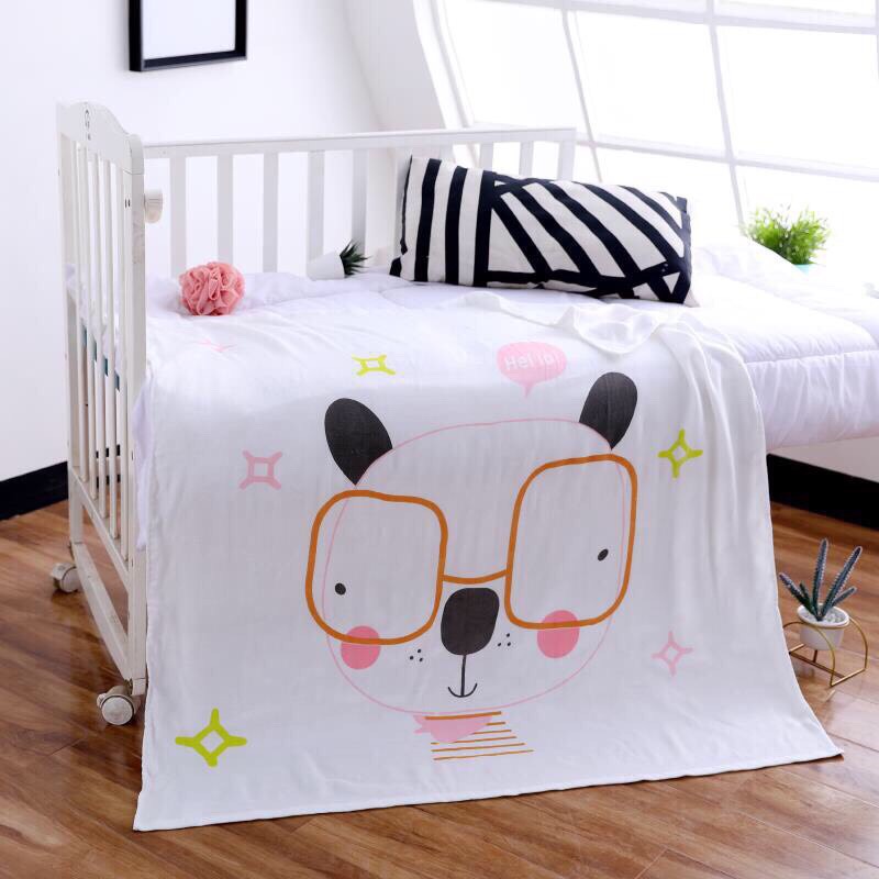 Chăn Lụa cotton Siêu Mềm Mát cho bé yêu