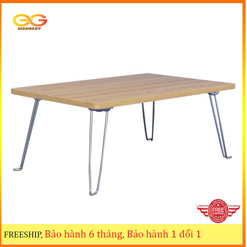 bàn học sinh vân gỗ chân gấp gọn