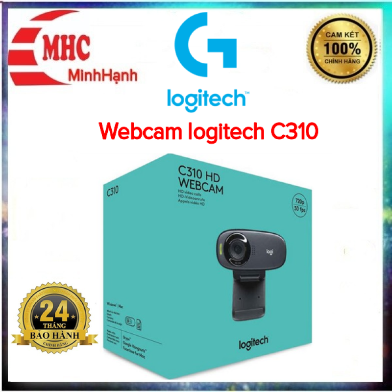 Bảng giá Webcam Logitech HD C310 chính hãng bảo hành 2 năm Phong Vũ